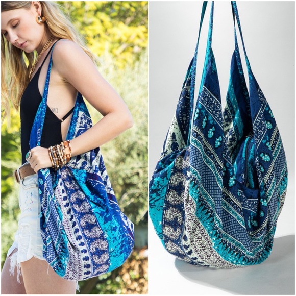 Handbags - Boho Western Print Zipper Tote Shoulder Bag